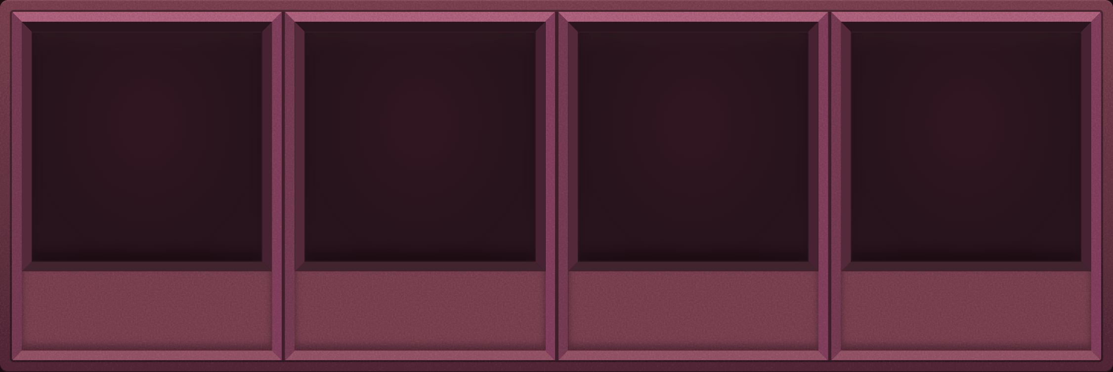 Velvet Rose Display Case (1x4)